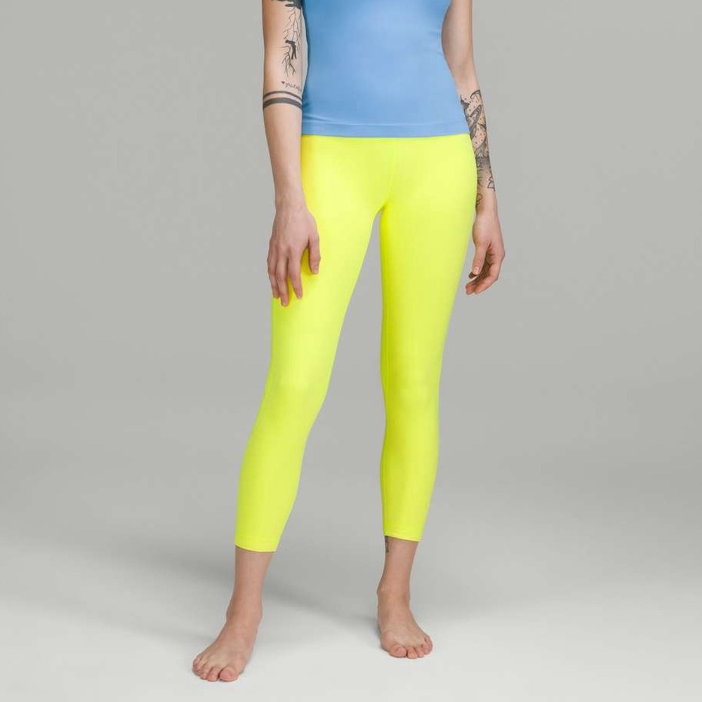 Lululemon Align HR Pant Leggings Neon Yellow Electric Lemon 2